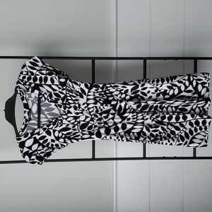 Dress black and white